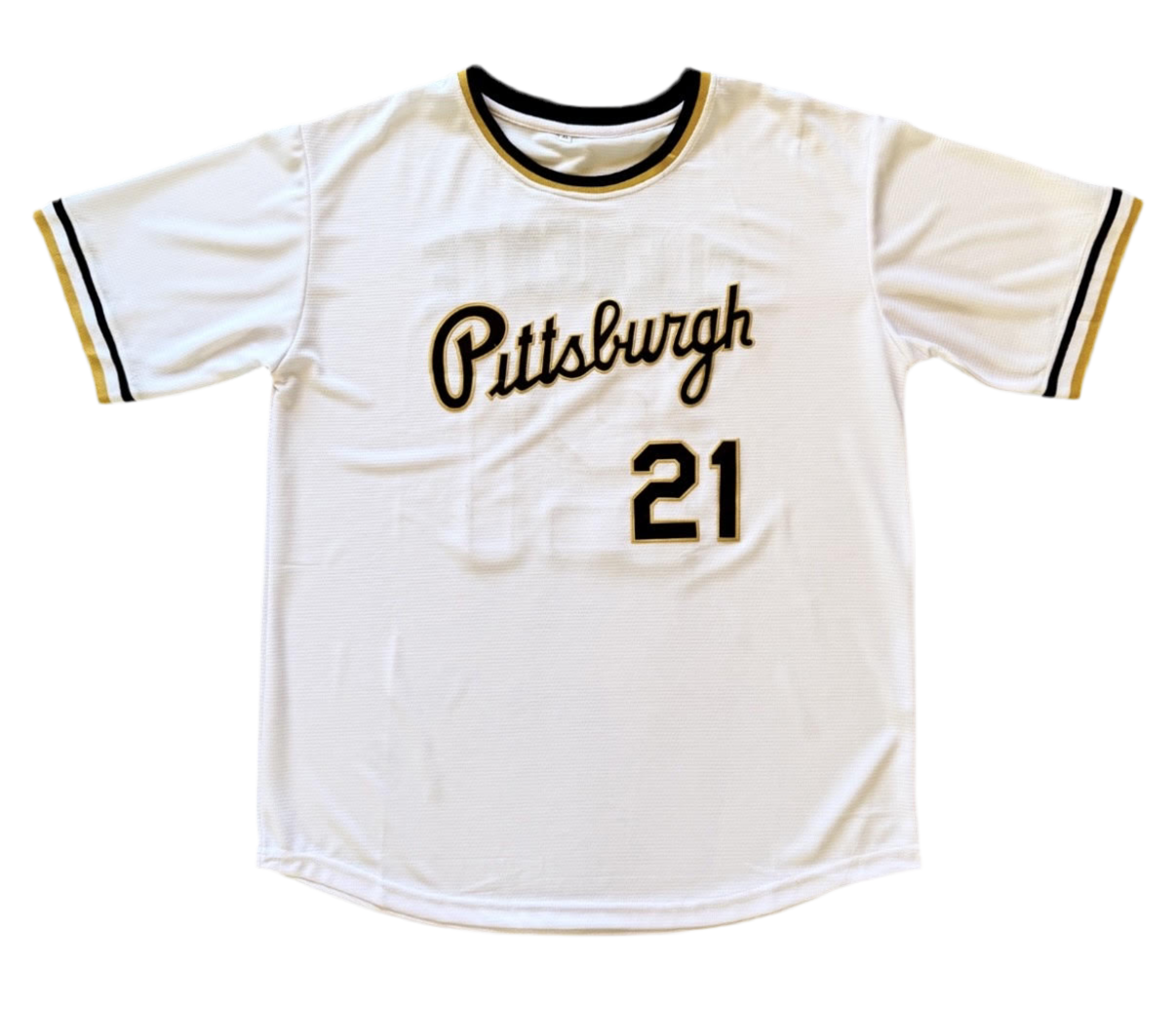 Roberto Clemente Jr. Signed Roberto Clemente Pittsburgh Pirates White Jersey