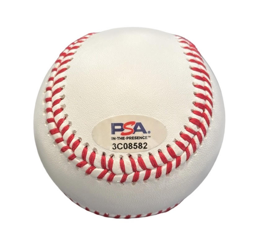 Roberto Clemente Jr. Signed Baseball Inscribed '9/30/72'