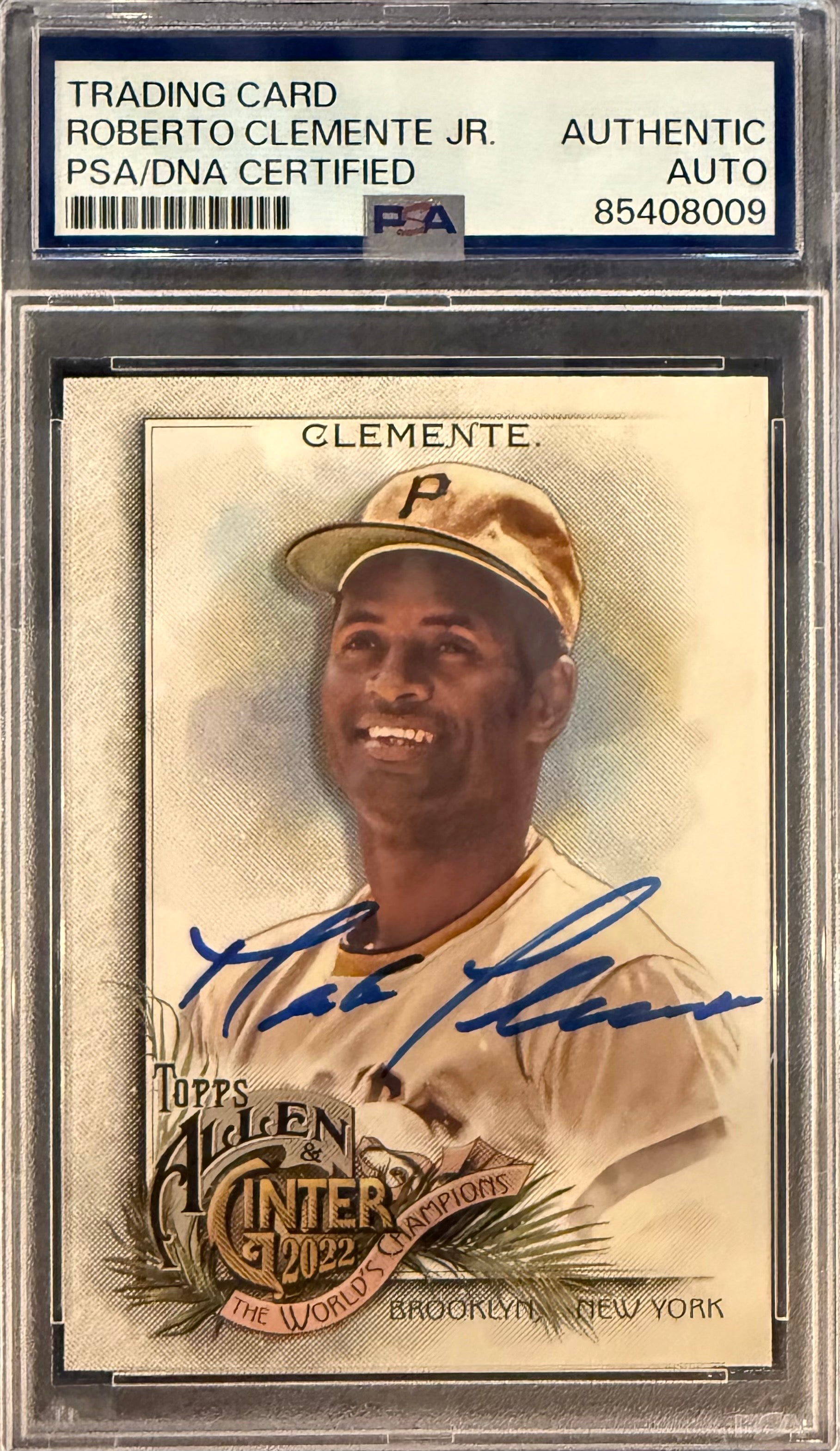 Roberto Clemente Jr. Signed Roberto Clemente 2022 Allen & Ginter Card