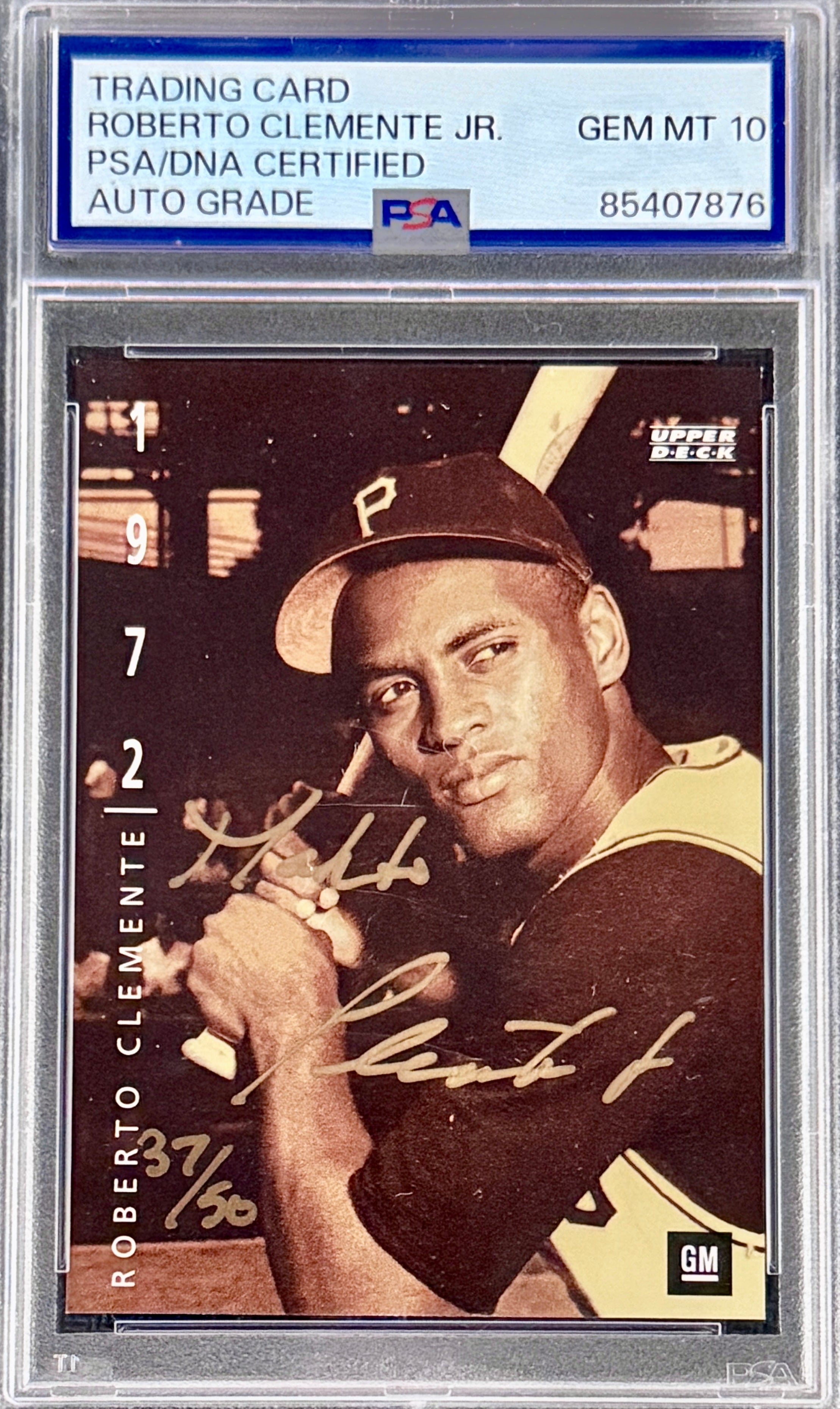 Roberto Clemente Jr. Signed Roberto Clemente 1994 Topps "1972 Tribute" Limited Edition /50 Card