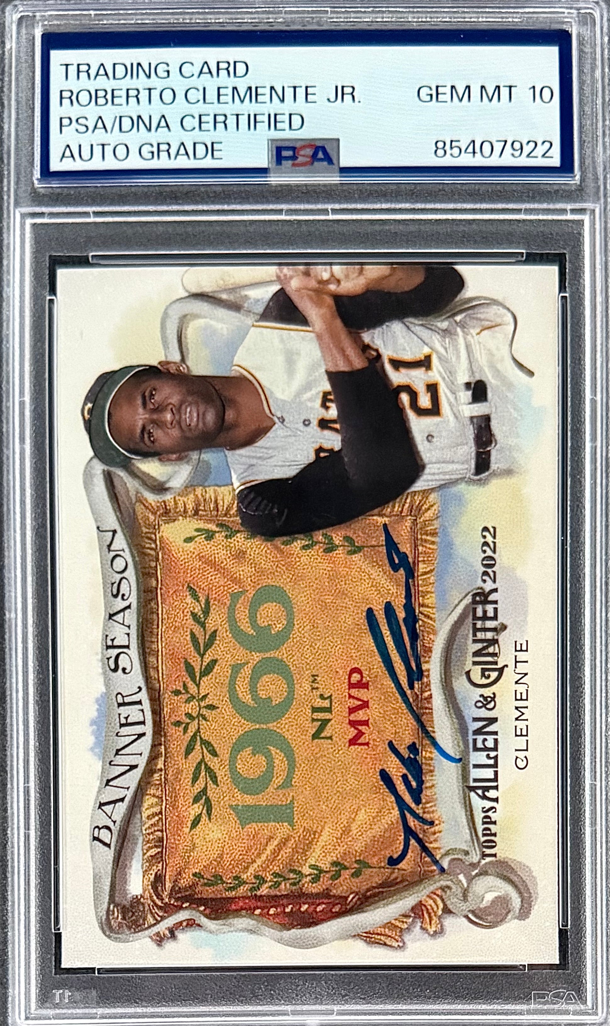 Roberto Clemente Jr. Signed Roberto Clemente 2022 “Allen & Ginter” Card