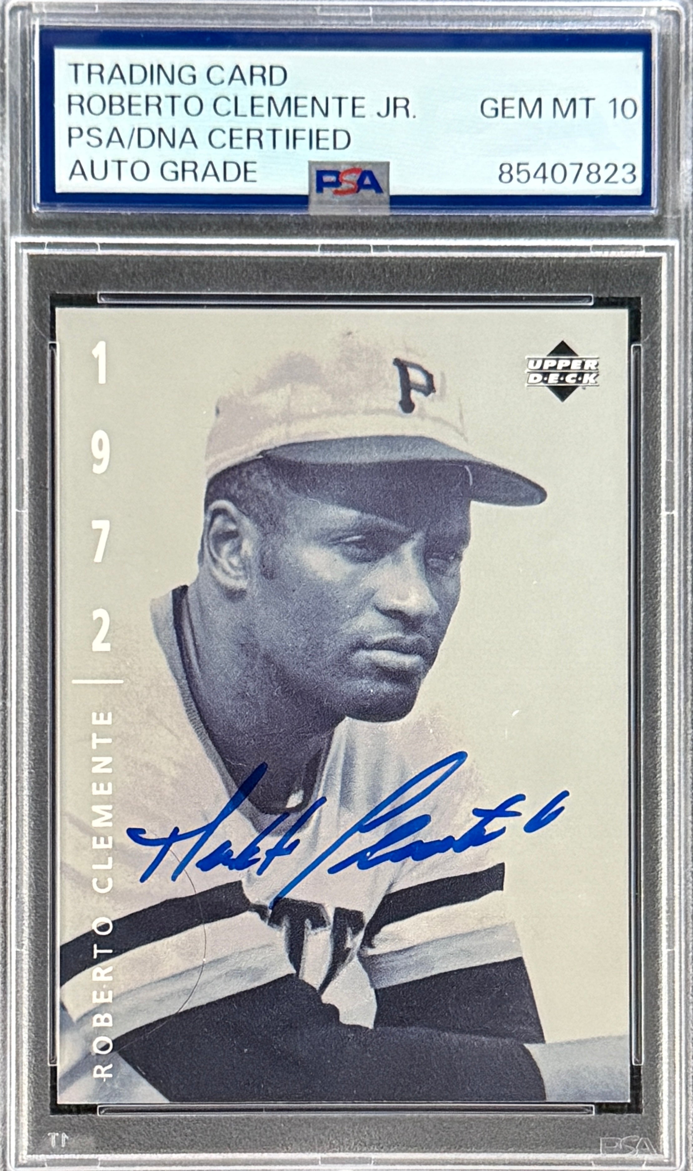 Roberto Clemente Jr. Signed Roberto Clemente 1994 Upper Deck "1972 Tribute" Card
