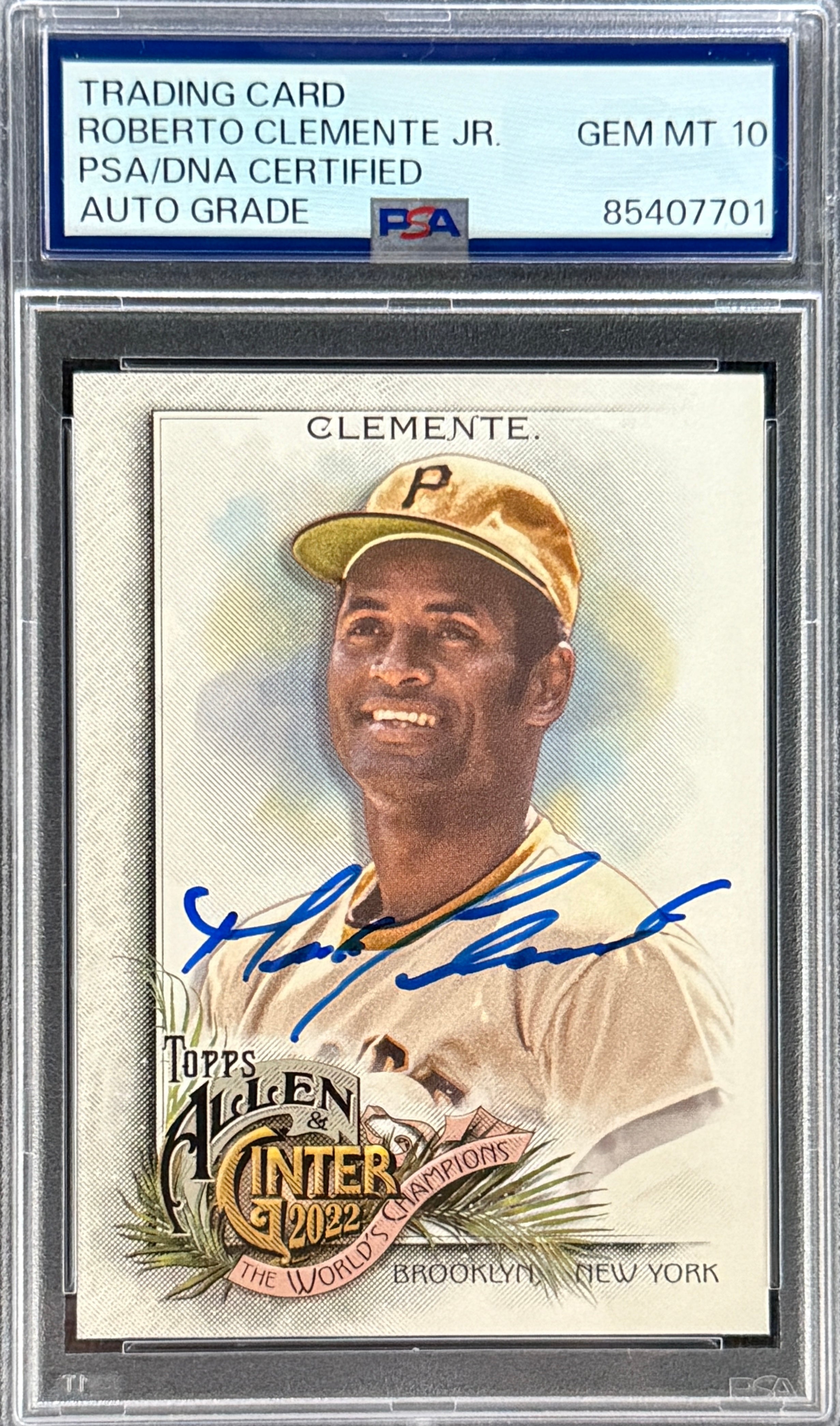 Roberto Clemente Jr. Signed Roberto Clemente 2022 Topps "Allen & Ginter" Card