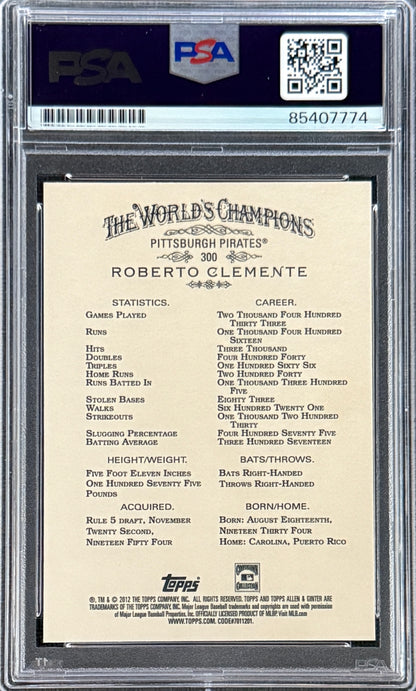 Roberto Clemente Jr. Signed Roberto Clemente 2012 Topps "Allen & Ginter" Card