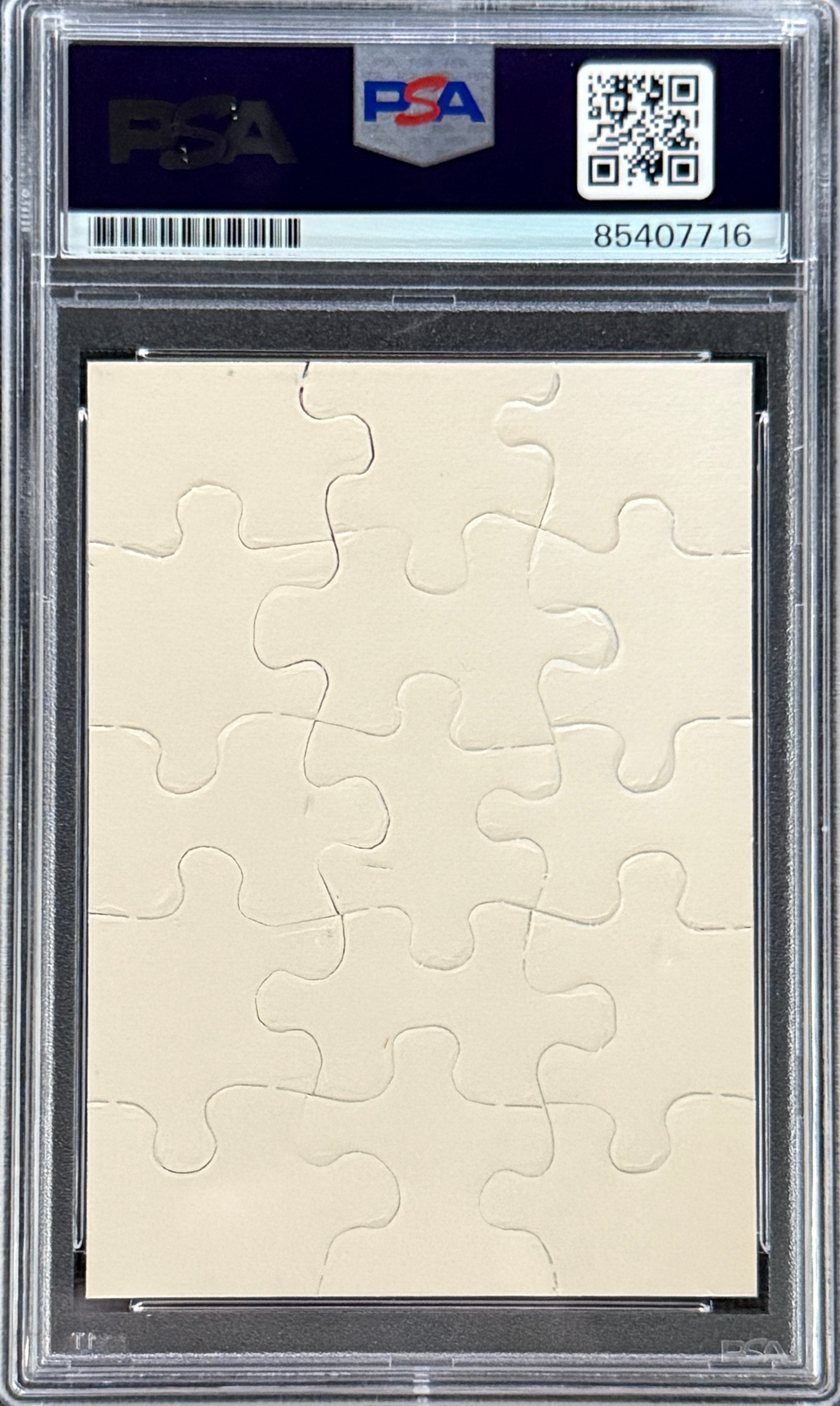 Roberto Clemente Jr. Signed Roberto Clemente 1987 Leaf "Diamond Kings" Puzzle Card
