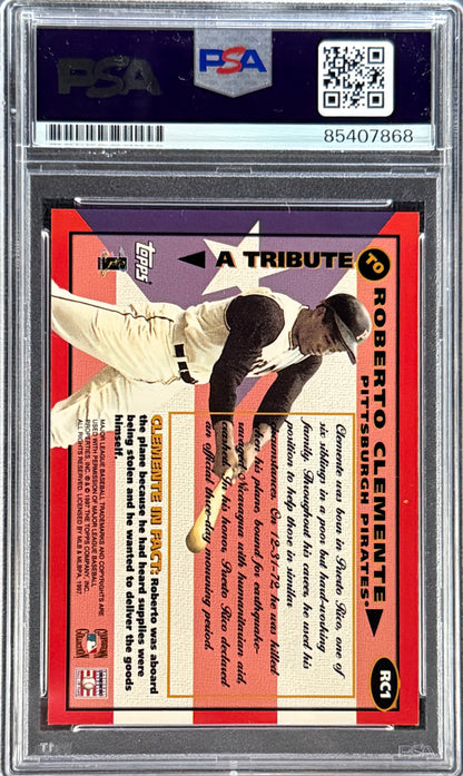 Roberto Clemente Jr. Signed Roberto Clemente 1997 Topps "25th Anniversary" Card