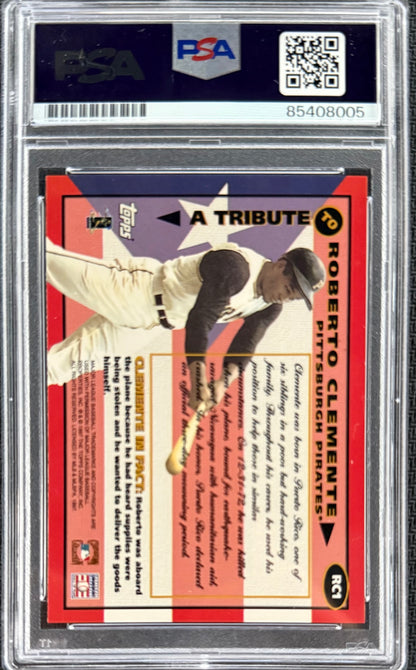 Roberto Clemente Jr. Signed Roberto Clemente 1997 Topps “25th Anniversary” Card