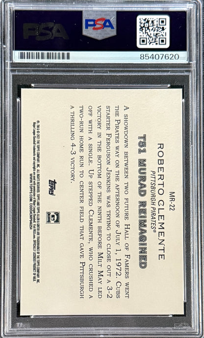 Roberto Clemente Jr. Signed Roberto Clemente 2021 Topps "Murad" Card